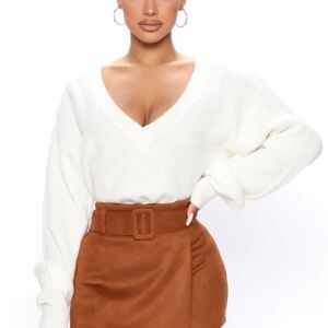 Fashion Nova V-Neck Sweater